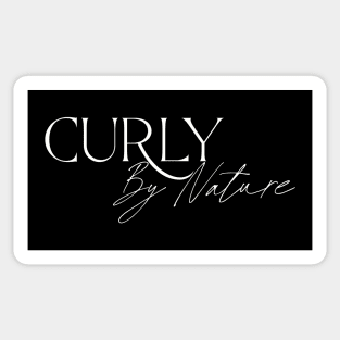 Curly By Nature Sticker